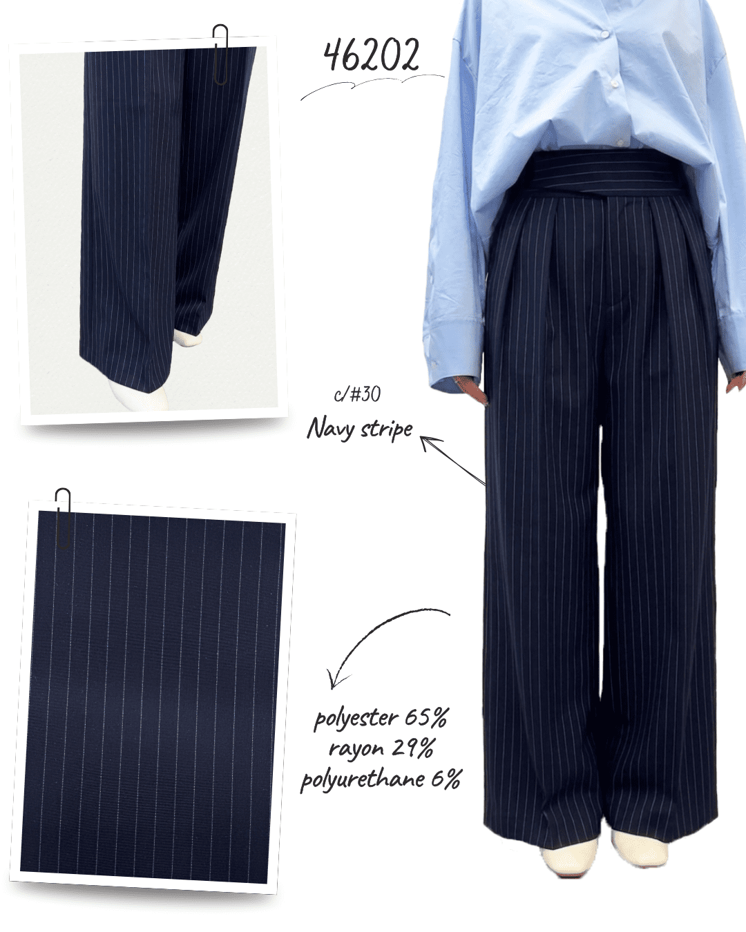 26AWきれいめパンツ製品着用イメージ 46202