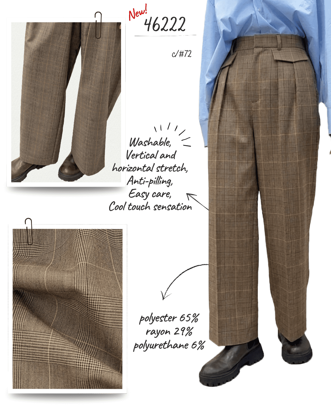 26AWきれいめパンツ製品着用イメージ 46222