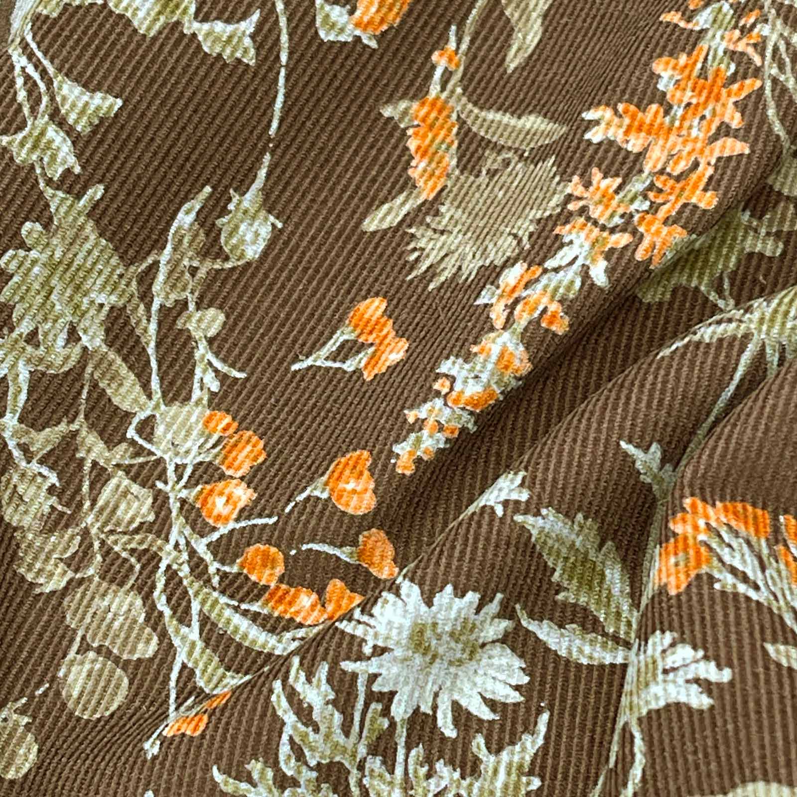 ｼｬﾂｺｰﾙ水彩花柄ﾌﾟﾘﾝﾄ